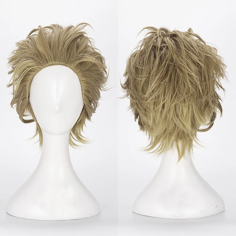 

My Hero Academia No.2 Hero Hawkes Hawks Short Wig Cosplay Boku no Hero Academia Heat Resistant Wigs Free Wig Cap