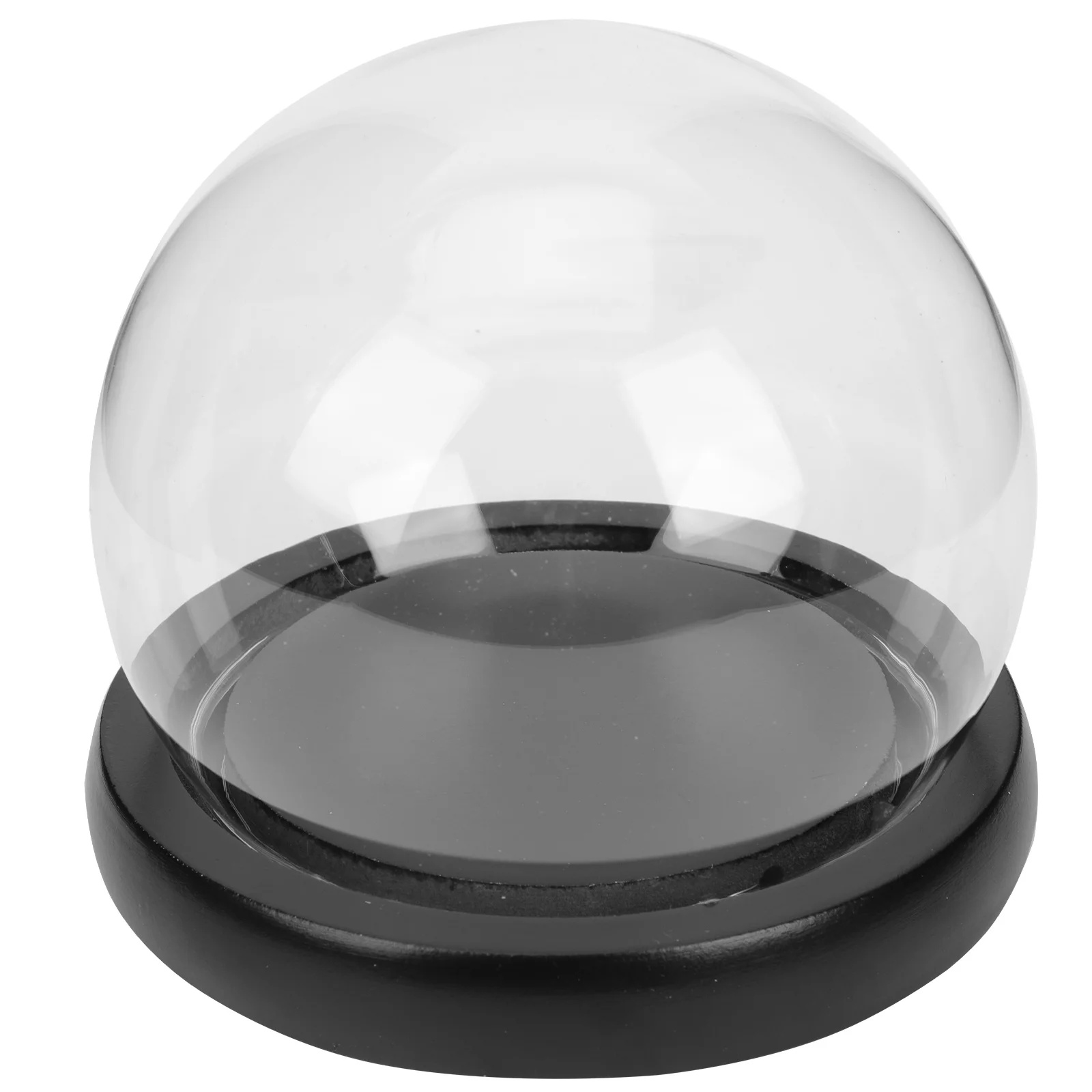 

Mini Cake Glass Dome Miniature Display Case Bell Jar Display Dome LED Decor Display Glass Cover Decorate Keepsake Display Globe