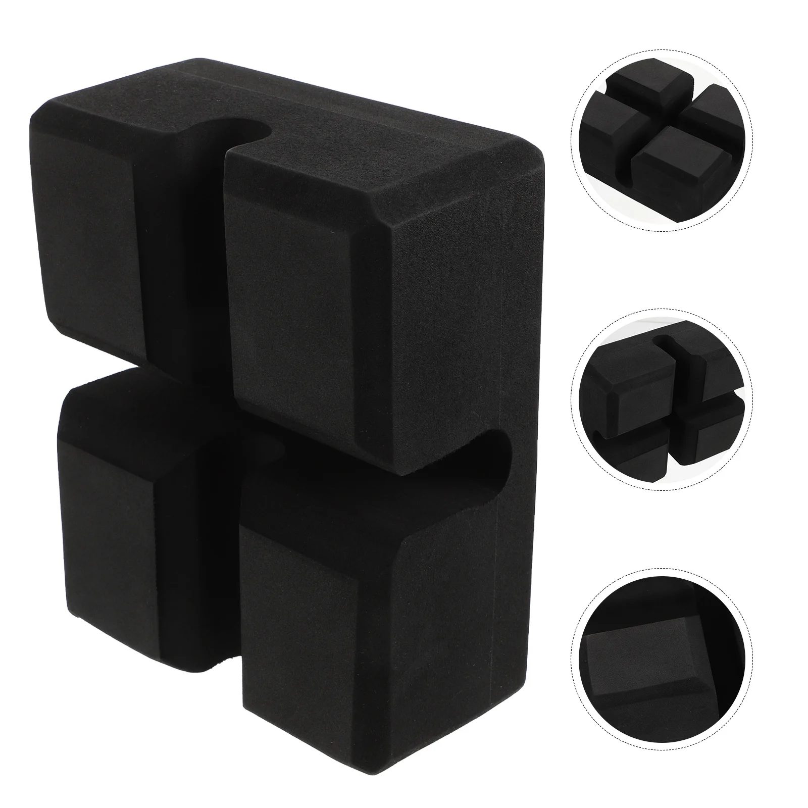 

1pc Abdominal Muscle Fitness Brick Yoga Preparation Bench Press Assist Device (Black)