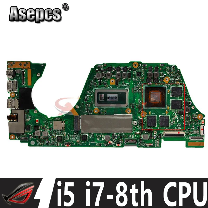 

UX562FDX Laptop Motherboard for ASUS Zenbook Flip 15 UX562FD Q536FDX UX562F Mainboard i7-8565U i5-8265U CPU 8GB 16GB RAM MX150