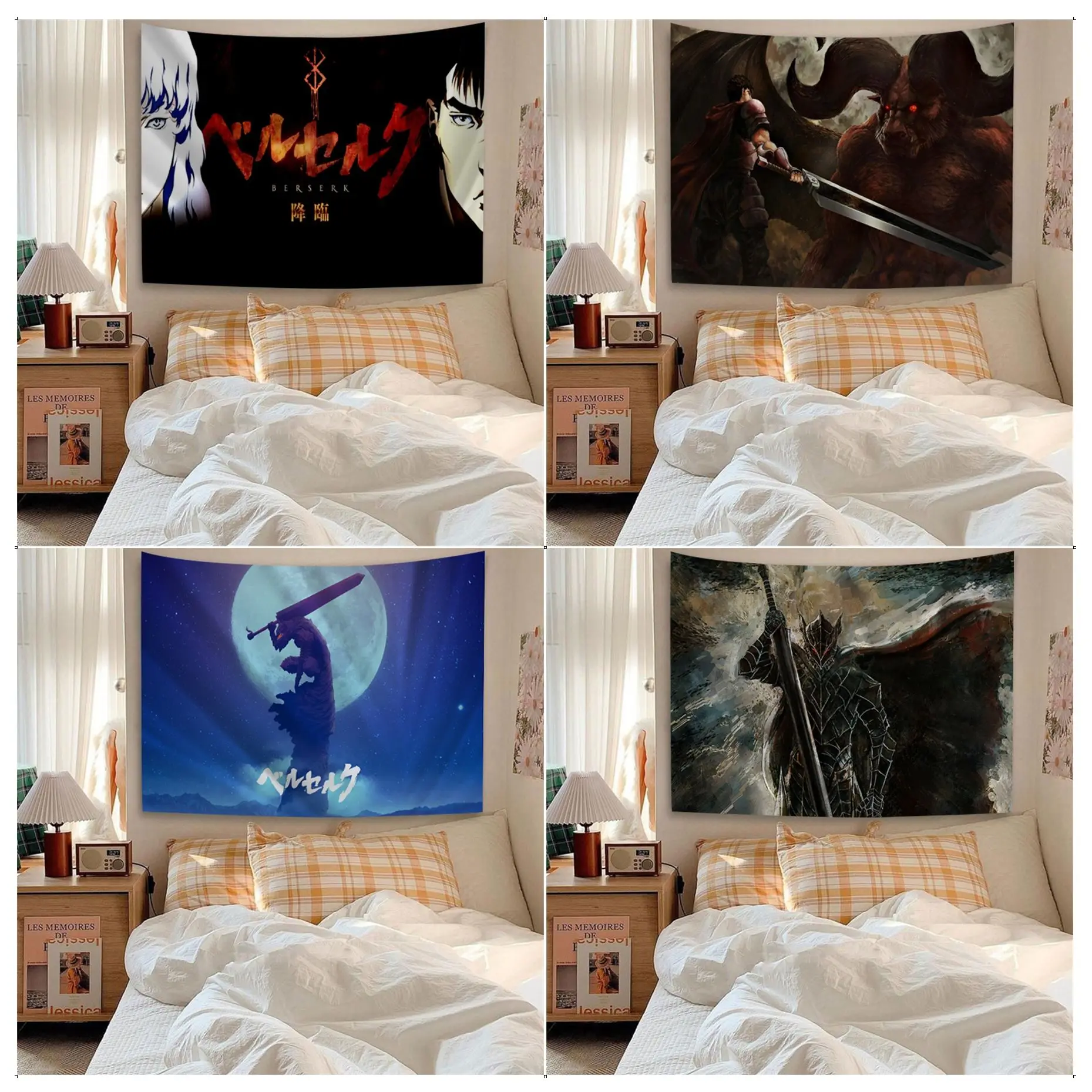 

Berserk Chart Tapestry Bohemian Wall Tapestries Mandala Home Decor