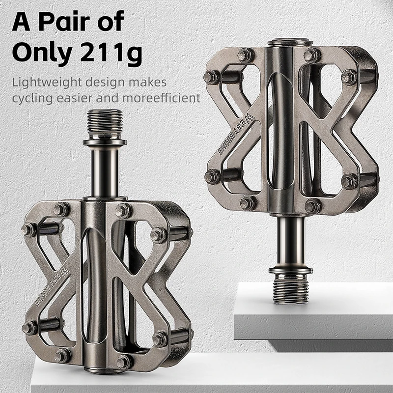 WEST BIKING Нескользящие велосипедные педали расширенная подножка 3 подшипника