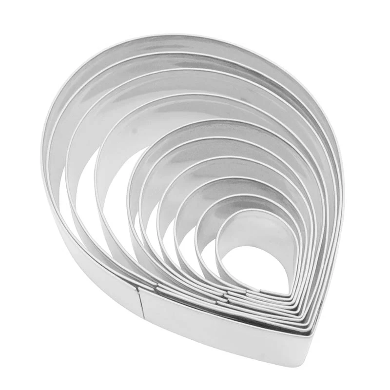 

/set Cake Fondant Sugar Stainless Steel Cake Tools DIY Craft Cutters Rose Petal Mould Kitchen Cake Decorating Tools 2021