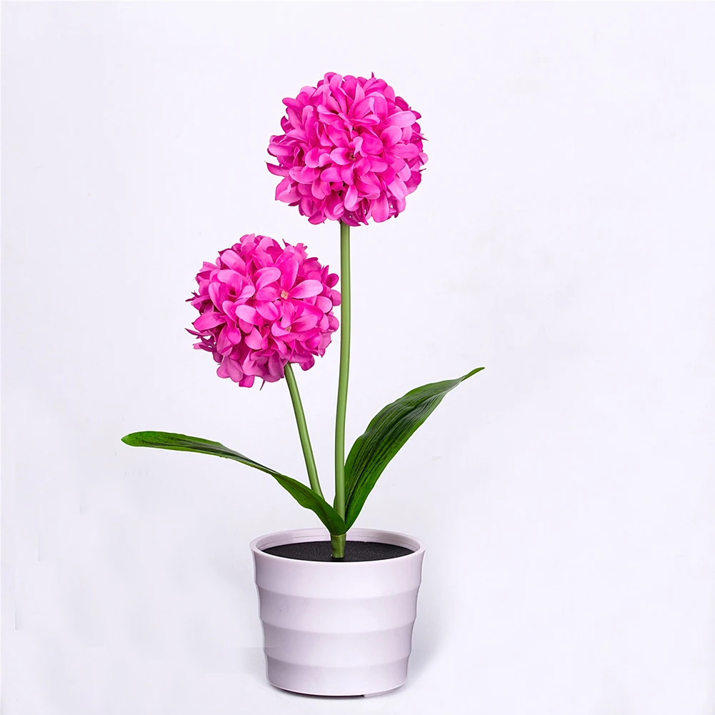 

Bedsides Indoor Artificial Flower Super Bright Ornament Living Room Gift Desktop Bedroom Solar Powered Decorative Led Light Home