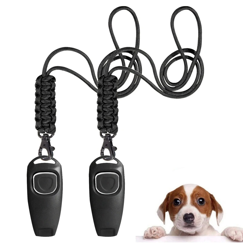 

Obedience Recall-dog Clicker Stop Hunting Dog Training Professional Effectively Barking Pet Pitch High-frequency Whistle