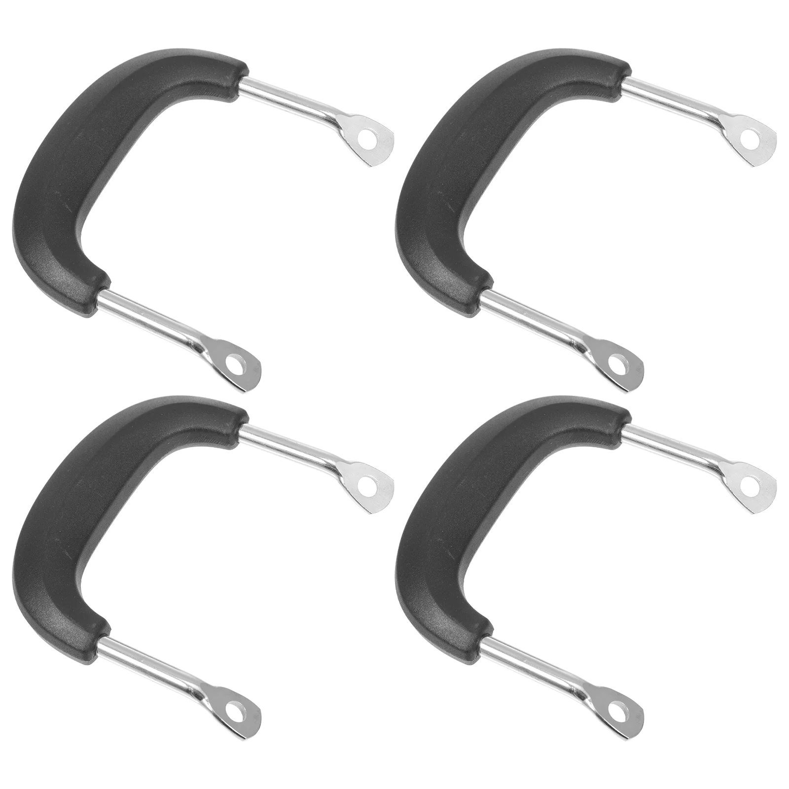 

4 Pcs Stainless Cookware Sauce Pot Replacement Handle Saucepan Lid Knobs Detachable Short Frying Side Substitute Steel