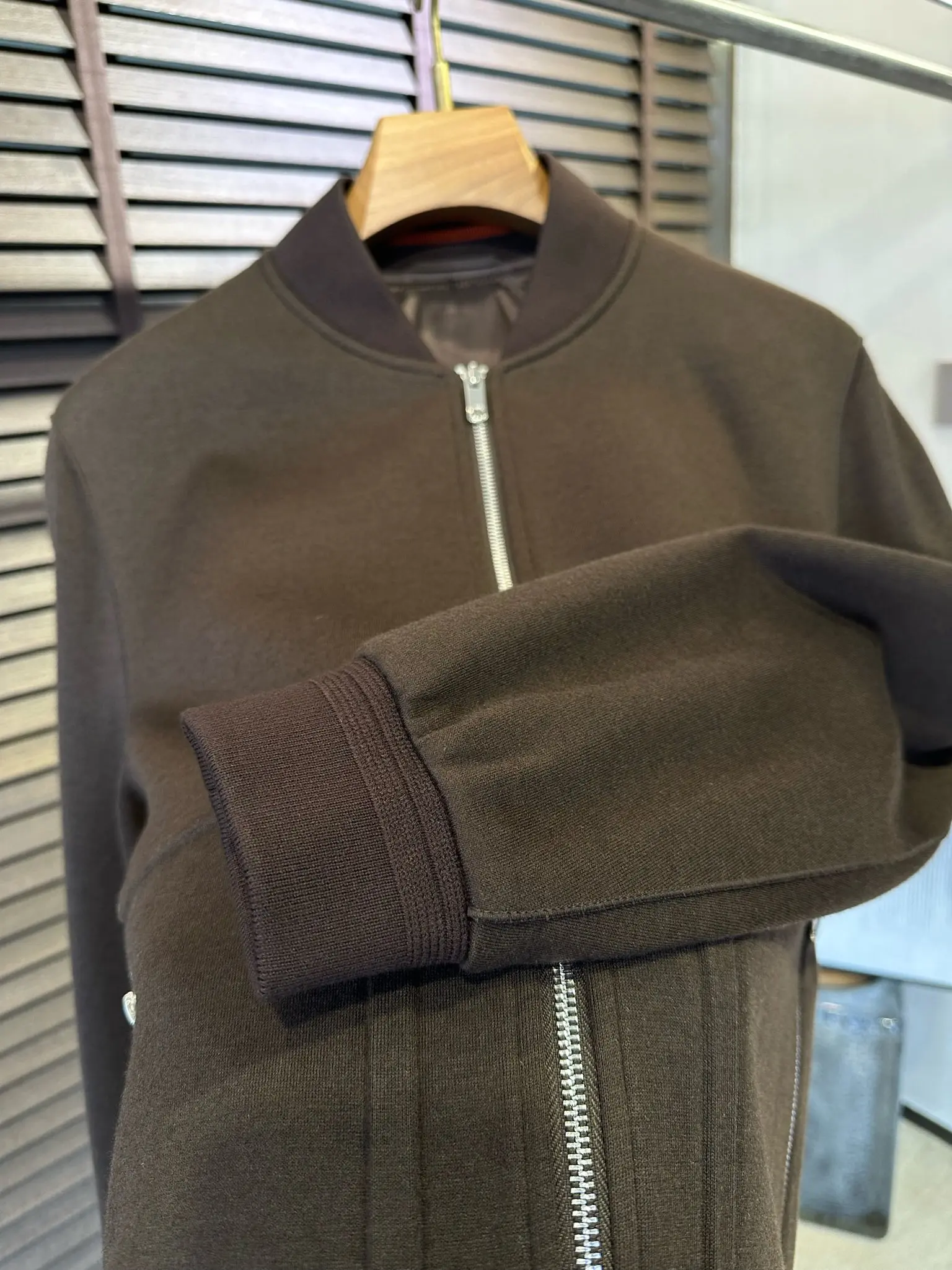 2024 DIKU новинка года куртка с Бейсбольным воротником изготовлена из смешанной