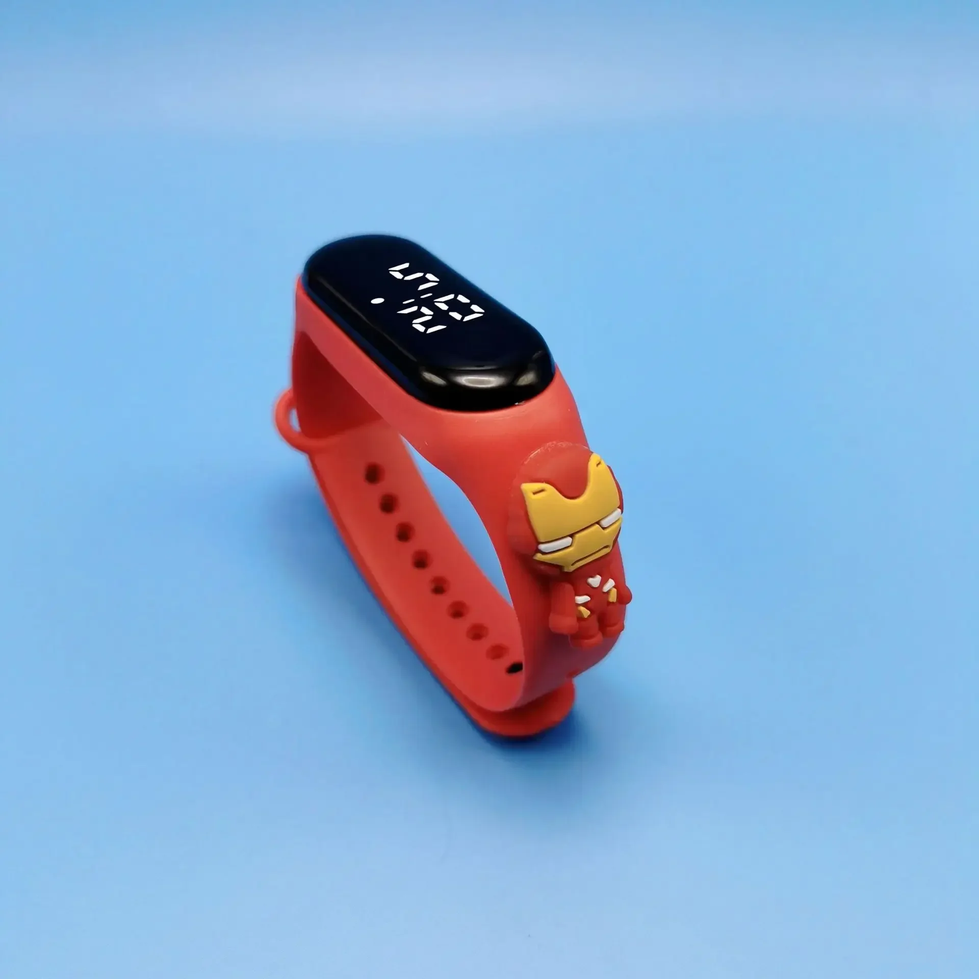 Часы детские электронные водонепроницаемые с ЖК-дисплеем и мультяшным принтом