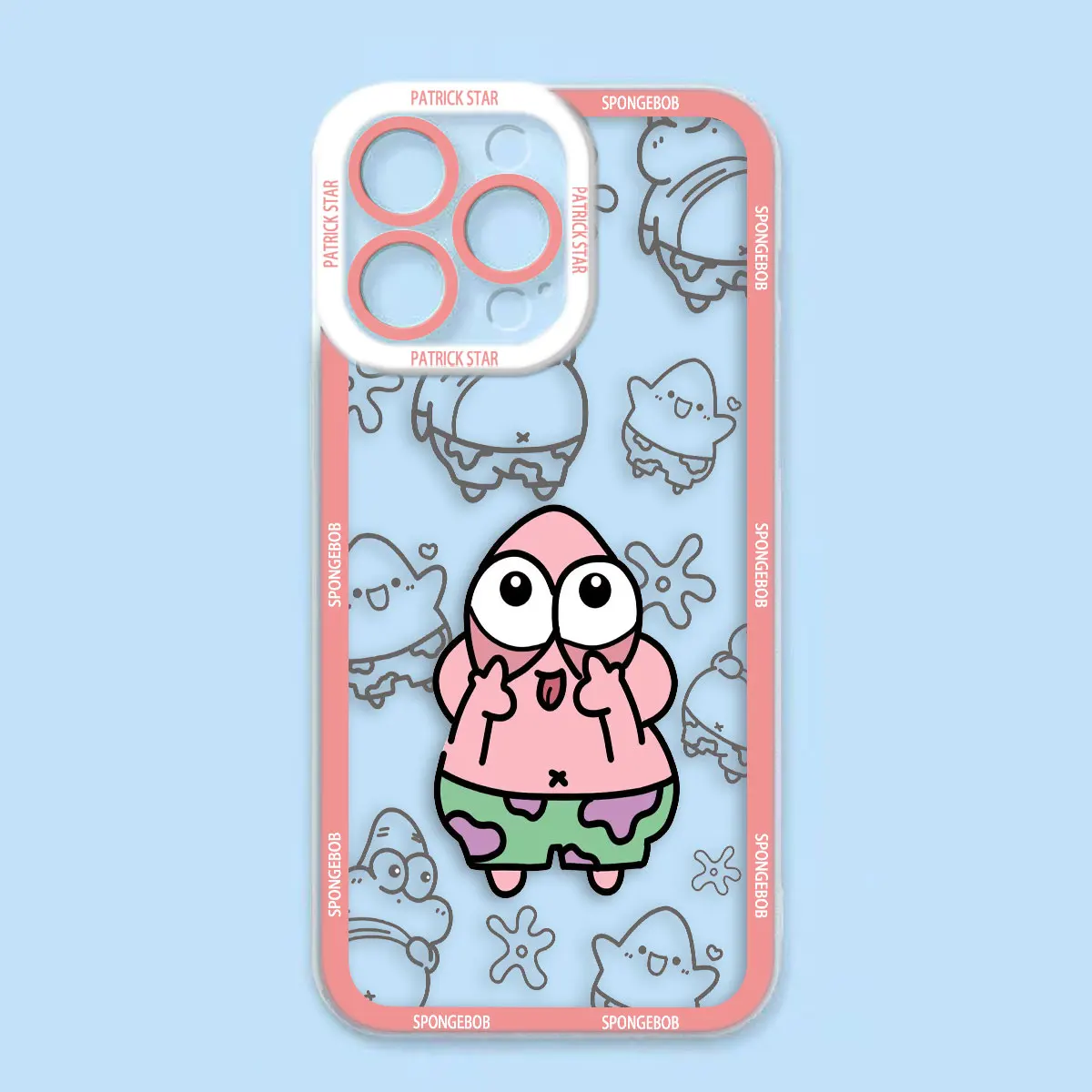 Забавный мультяшный S-Губка Боб глаза ангела прозрачная фотография для VIVO V25 V27E V29E