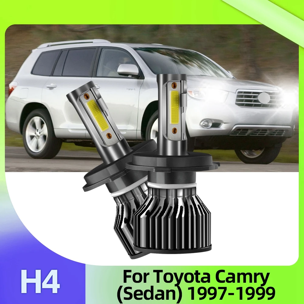 

Roadsun Turbo светодиодный передние Автомобильные лампы 6000K белые фары 12V Luces для Toyota Camry (седан) 1997 1998 1999 Автомобильные фары