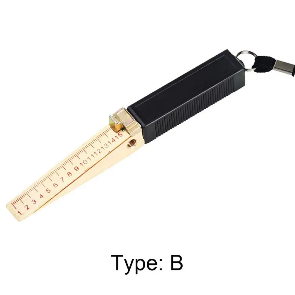 

0,2/0,5 мм клинообразный щуп с нониусом, инструмент для измерения плоскости для домашней техники