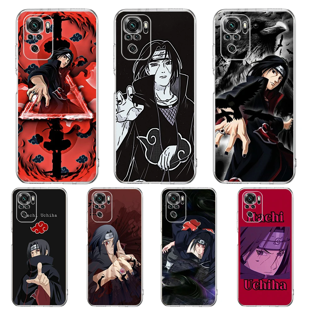 

Akatsuki Transparent Phone Case for Redmi Note 11 11T 10S 8A 9A 9C 7 8 9 10 K40 4G Plus Pro 4G Soft Cover Shell Fundas Coque Bag