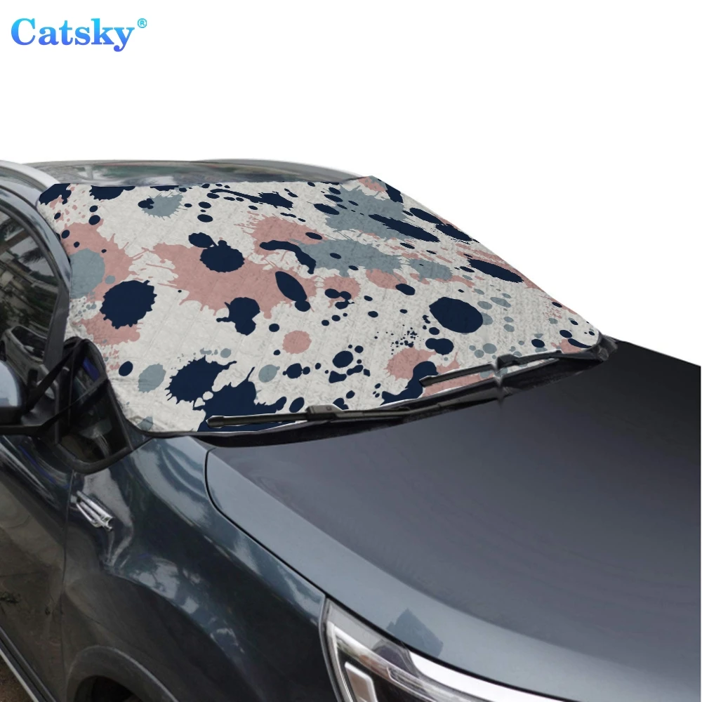 

Automobile Sunshade and Snow Cover, Automobile Antifreeze Cover, Automobile Frost Cover, Automobile Sunshade Fits Most Vehicle