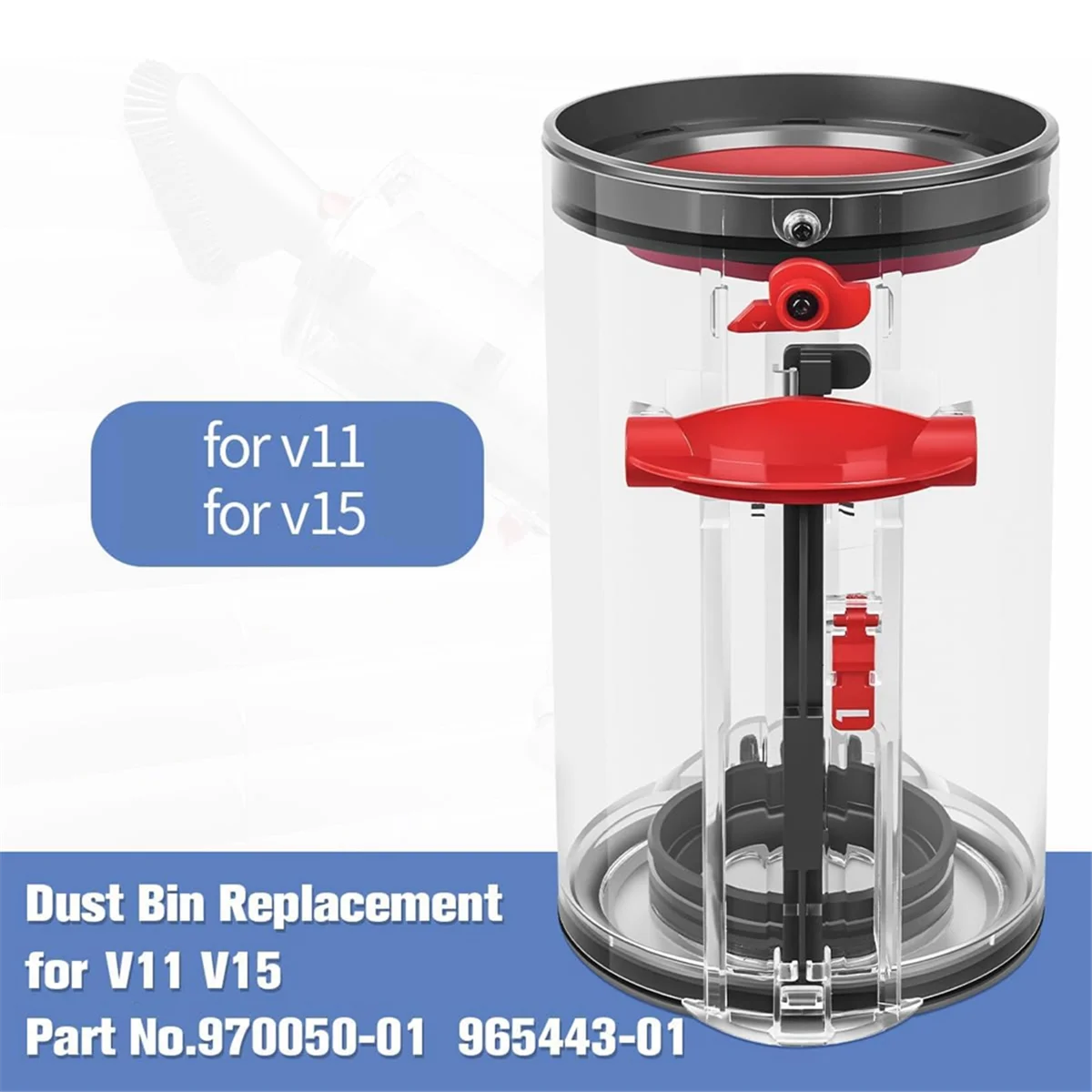 Сменная мусорная корзина и фильтр для Dyson V11 V15 SV14 SV15 SV22 аксессуар пылесоса ведро