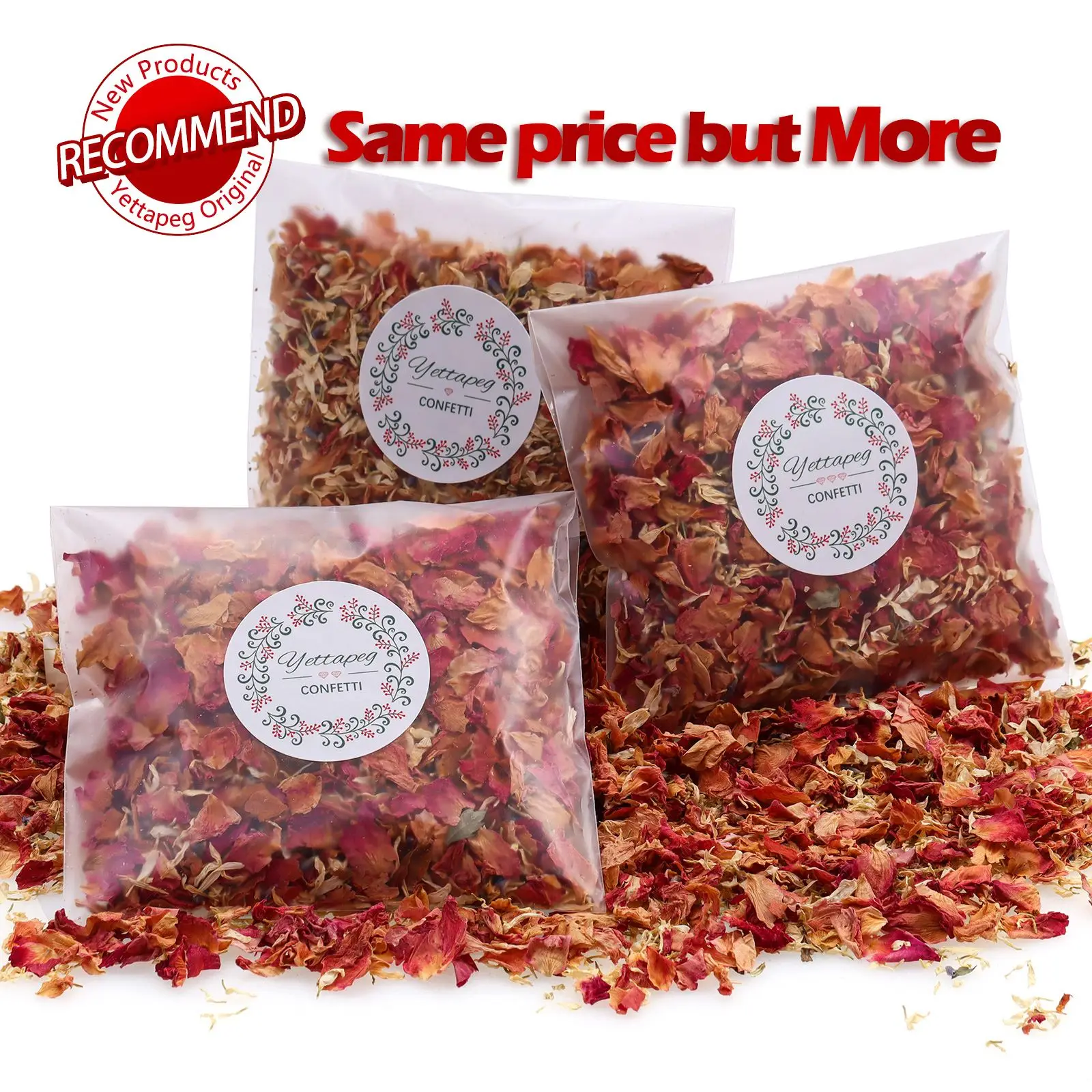 

100g Wedding Confetti Dried Flower Natural Petal Lavender Rose Biodegradable Birthday Party DIY Valentine Decoration Baby Shower