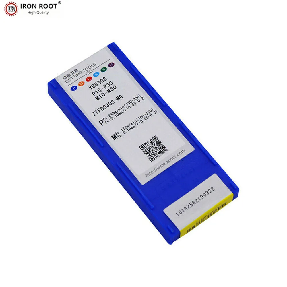 10 шт. .ZTED02503-MM YBG205 + 2P QEED1616R17 Твердосплавная канавочная пластина с ЧПУ