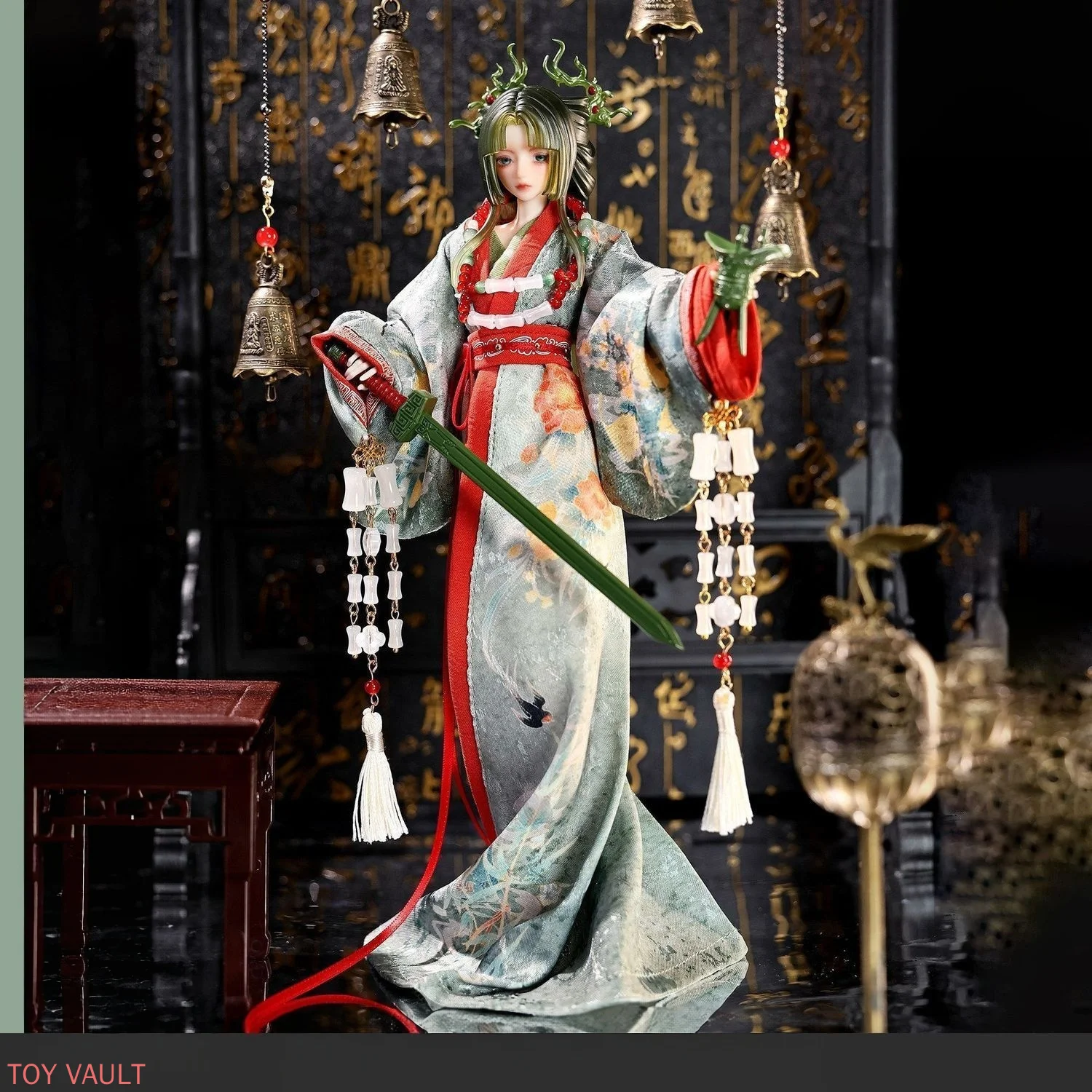 Фото Коллекционная фигурка Momotale Wind & Moon Millennium Series 1/6 BJD: Милая аниме-фигурка в китайском стиле, игрушка, кукла, подарок №2
