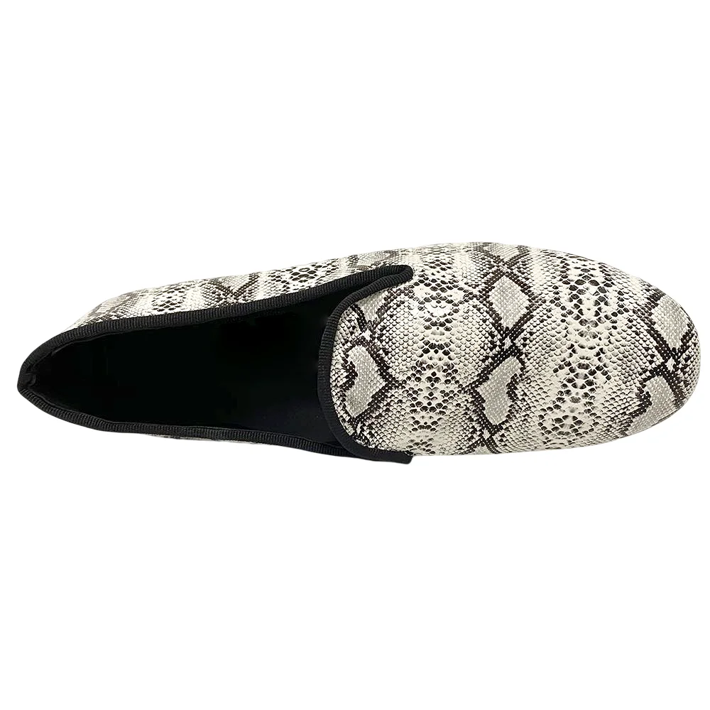 Men Dance Shoes Snake PU Leather 2022 new Style Suede Insole Latin Salsa Dance Shoes Customized Rubber Outsole Dance Shoes