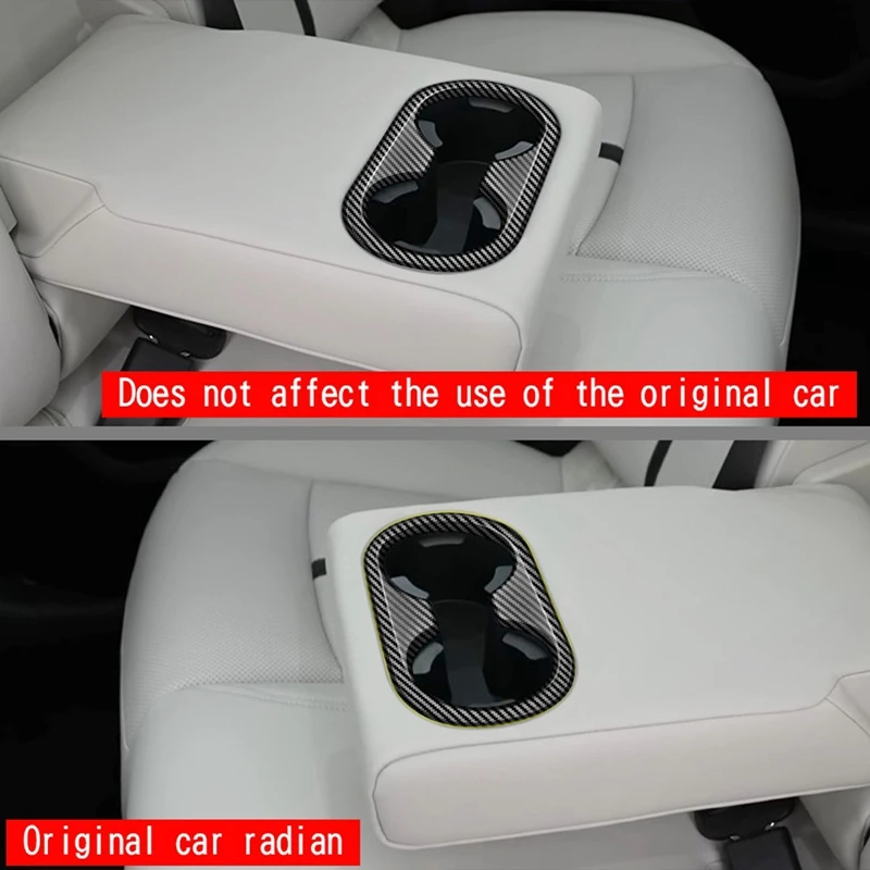 Задняя центральная консоль задняя крышка отделка держатель для водяного стакана