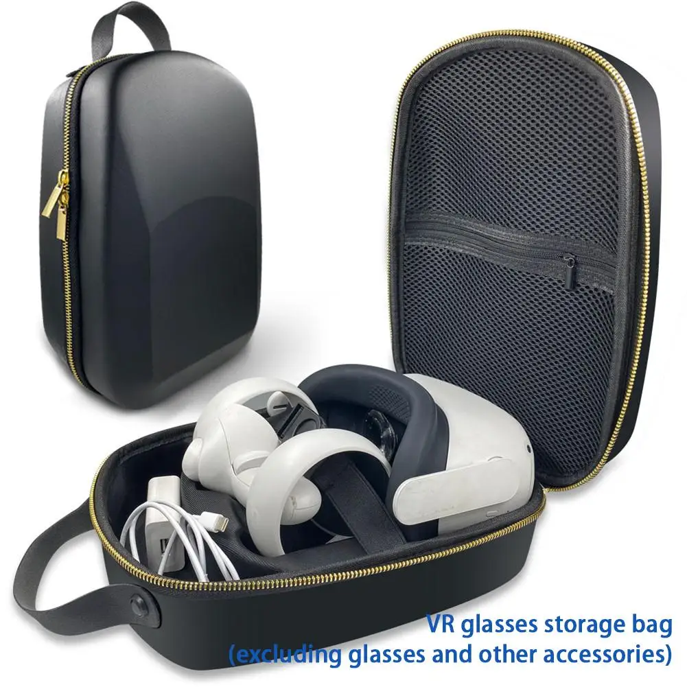 

Дорожная сумка для хранения Vr гарнитуры, компрессионный Жесткий Чехол, защитный чехол, чехол для переноски, совместимый с Oculus Quest 2