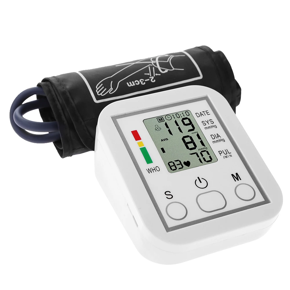 

Цифровой тонометр на руку, прибор для измерения артериального давления, манжета для сфигмоманометра BP