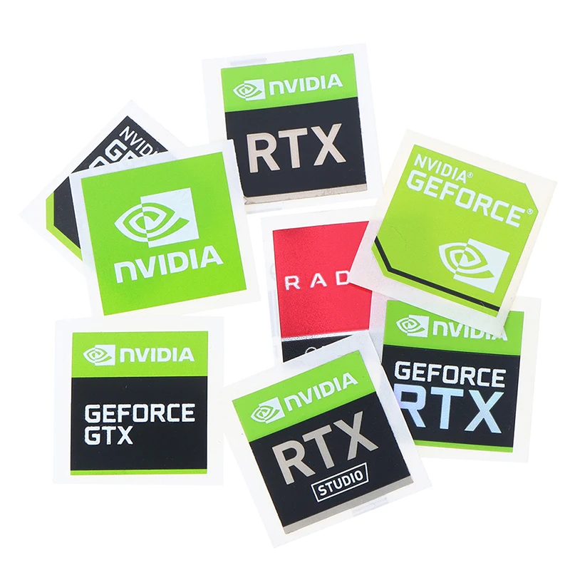 5 шт., декоративные наклейки для ноутбука NVIDIA GTX GEFORCE ...
