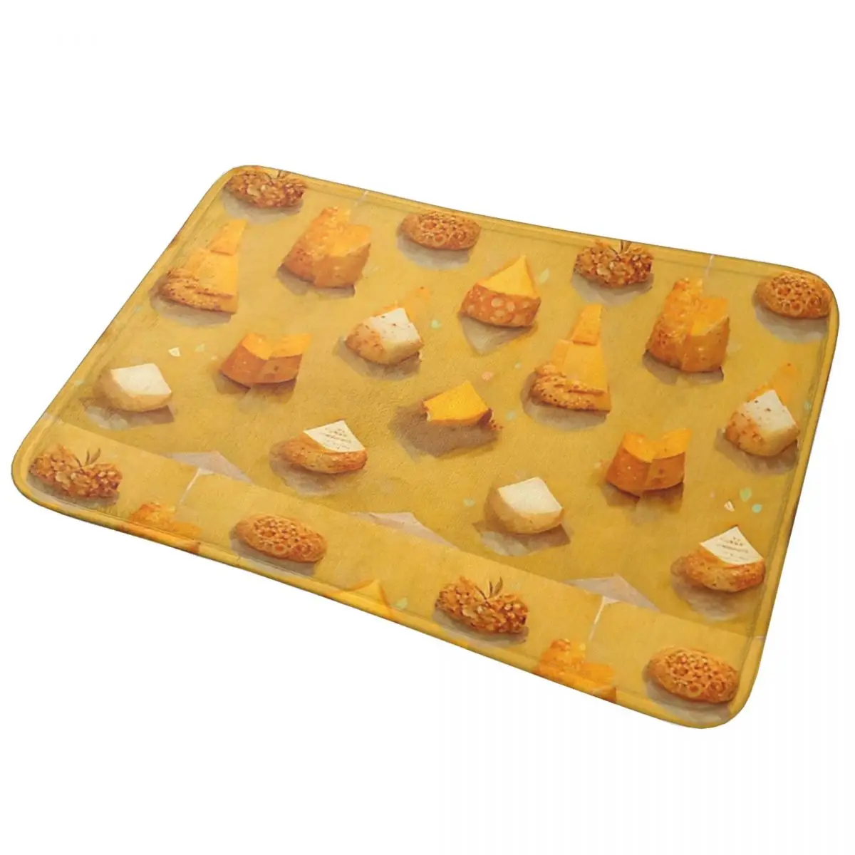 

Cheese Doormat Anti-skid Super Absorbent Bathroom Floor Mat Home Entrance Rug Kitchen Living Room Bedroom Carpet Outdoor Footpad