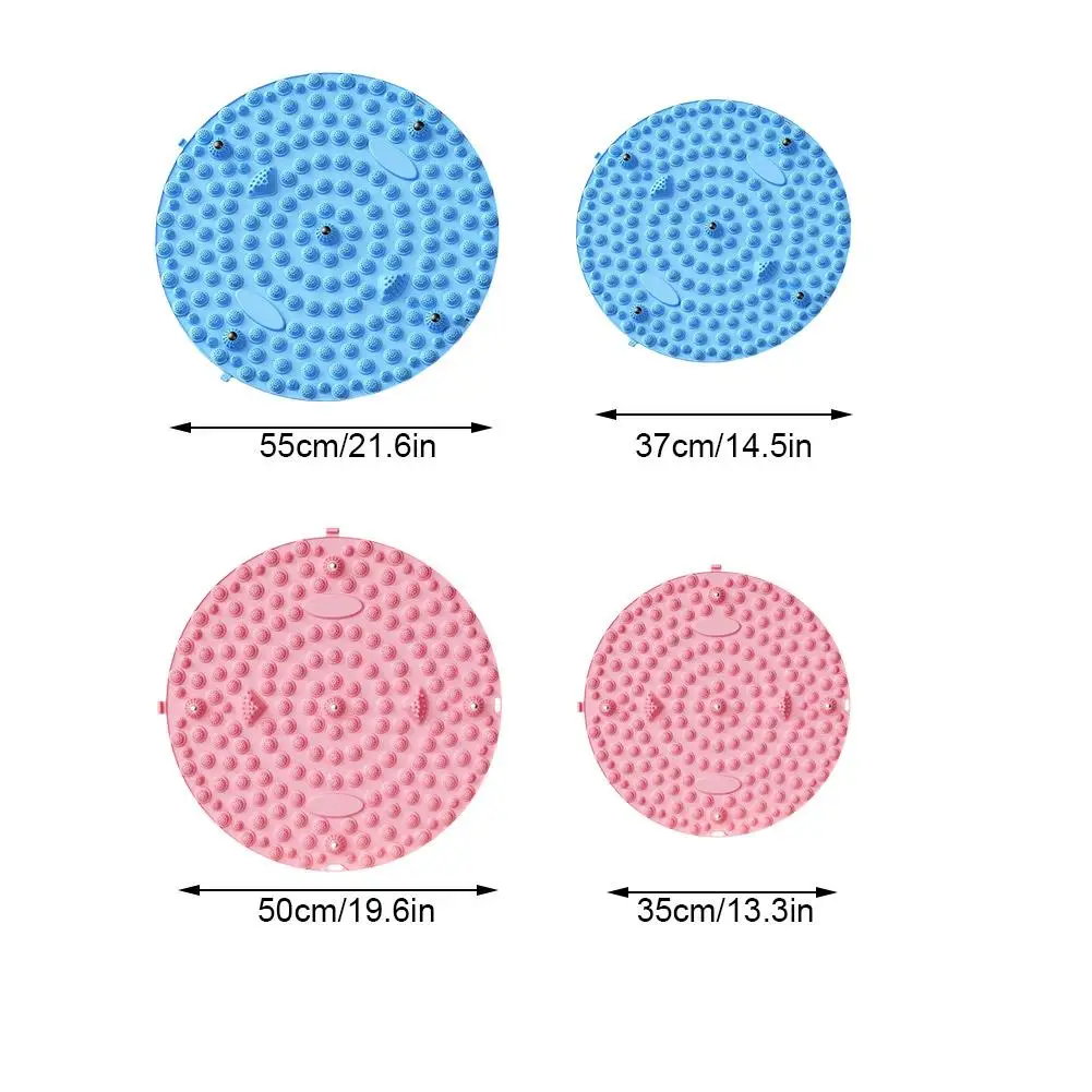 Foot Massage Acupressure Mat Muscle Relaxation Acupuncture Pilates Fitness Yoga Accessories Training Round Workout