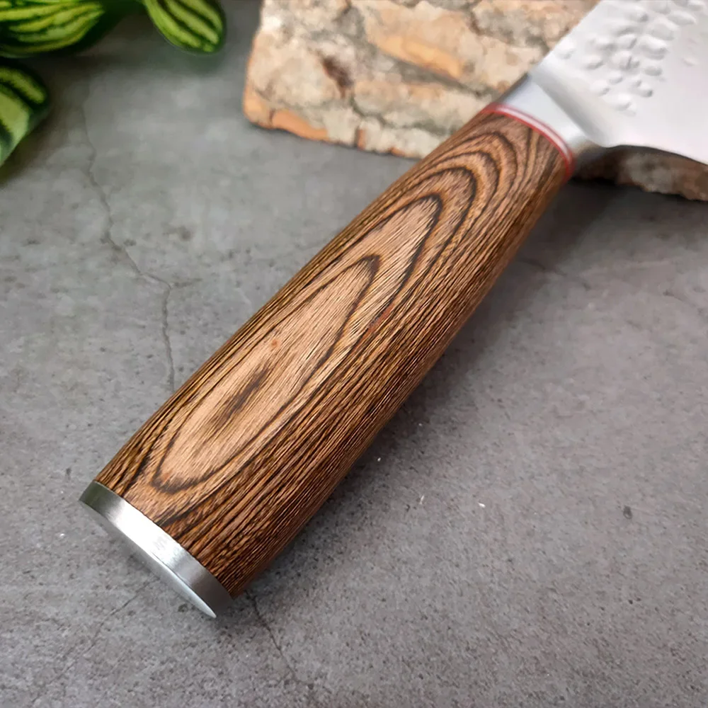 Набор из 1-7 шт. набор кованых ножей шеф-повара высокоуглеродистая нержавеющая