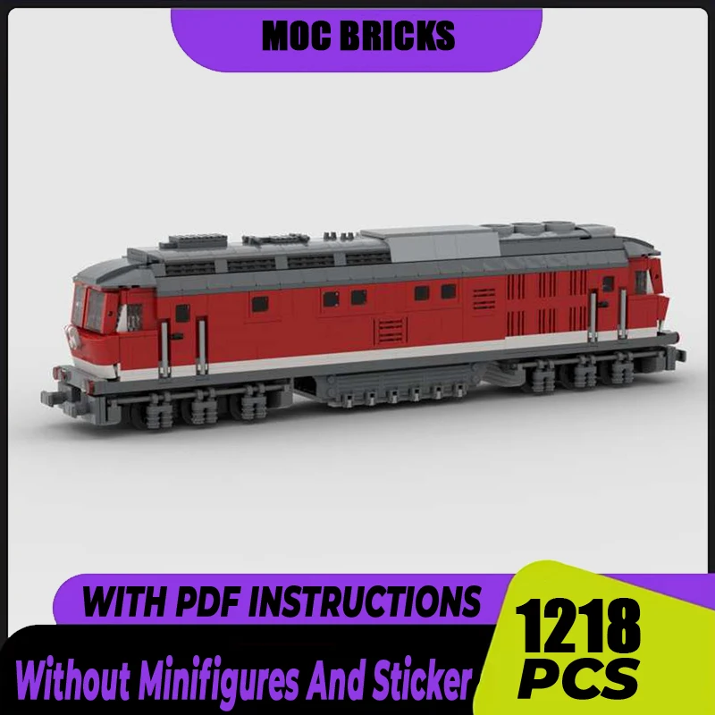 Модель городской автомобиль Moc строительные блоки BR 232 модель железнодорожного