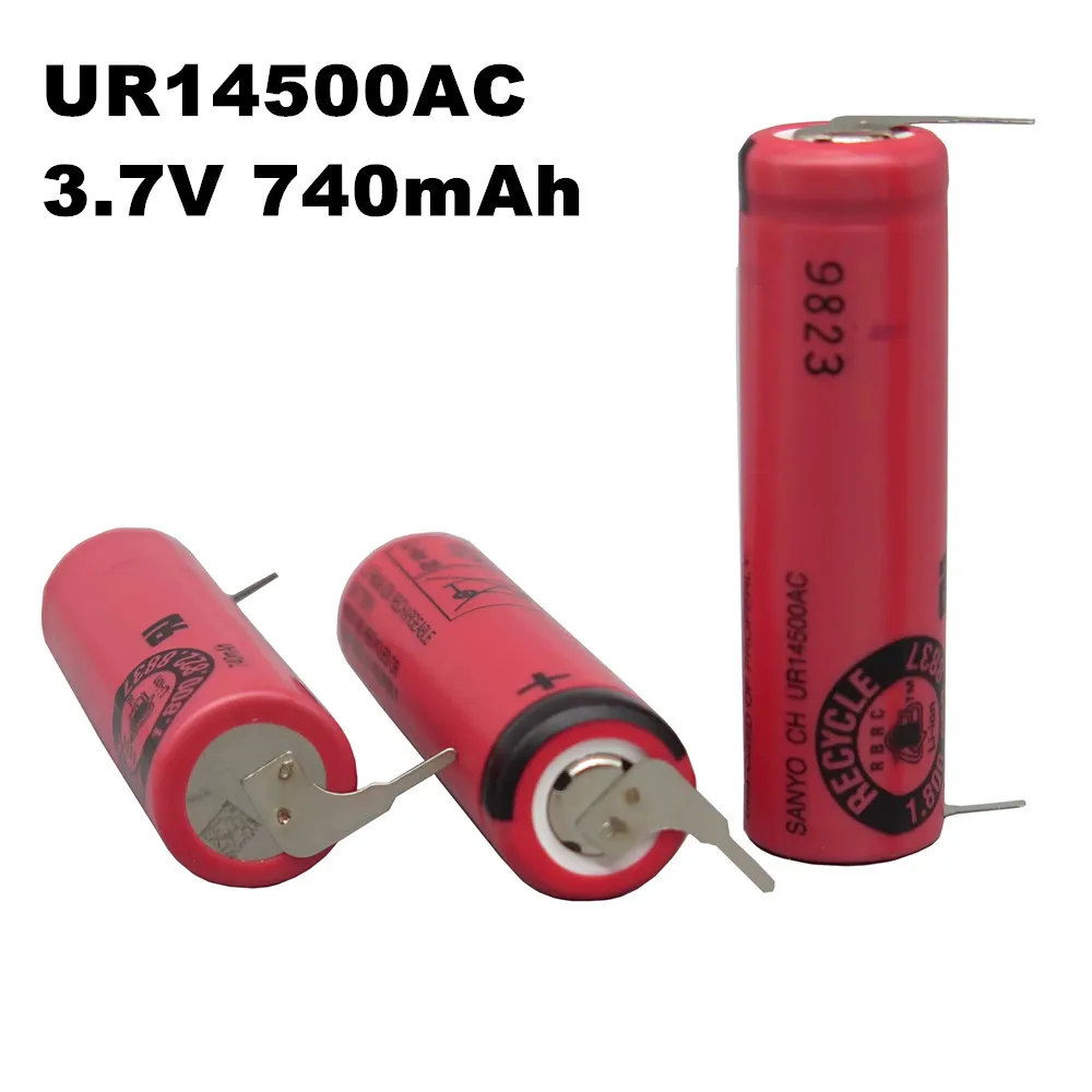 Фото Sanyo UR14500AC аккумулятор для электрической зубной щетки для Philips HX9360 HX6340 HX6610 HX6970 HX6511 HX6711 HX6730 HX6920 HX9340 HX9360 №2