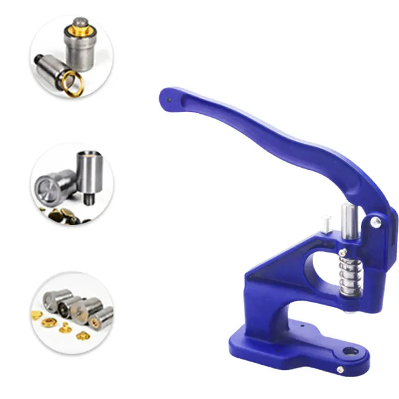 

Hand Punch Press Machine Metal Dies Mold For Double Cap Rivets Snap Eyelet Grommet Buttons Installation Tools Handmade Supplies