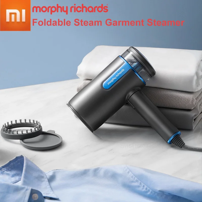 

New Xiaomi 2 in 1 Morphy Richards Foldable Garment Steamer Hair Ball Trimmer 1000W Powerful Garment Steamer Fast-Heat for Home