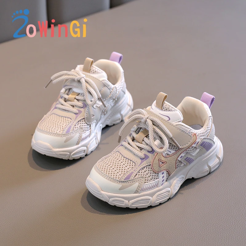 

Size 26-36 Chunky Sneakers Vintage Kid Sport Shoes Lace-up Toddler Girl Shoe Comfortable tenis infantil buty dla dziewczynki