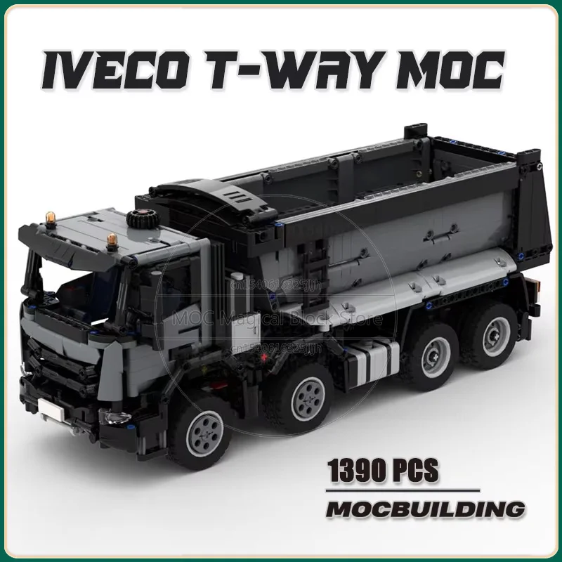 Внедорожные грузовики Moc строительные блоки T-Way сделай сам сборочная технология