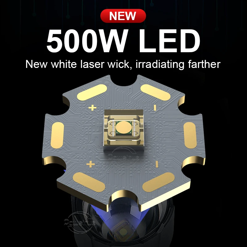 Ультрамощный аккумуляторный фонарик 1500 мАч