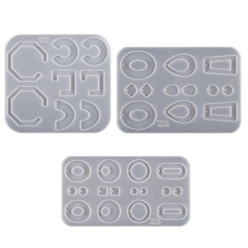 

Teardrop Silicone Mold Unique Earrings Resin Mold Neckalce Pendant Silicone Mold DIY Jewelry Casting Mould Keychain Mold