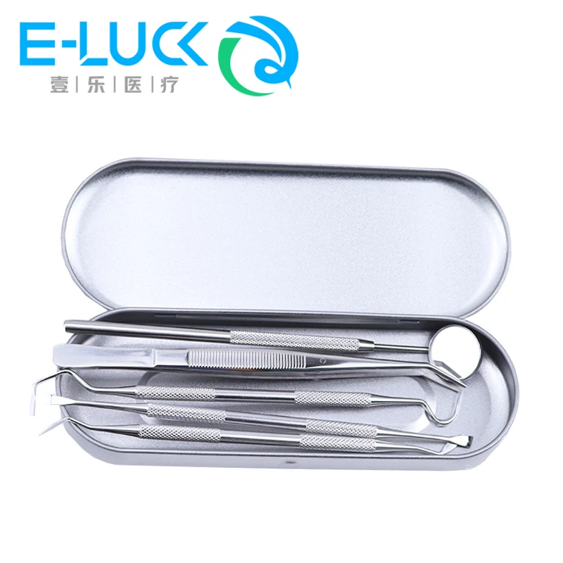 5 шт./набор зеркальный скребок для полости рта