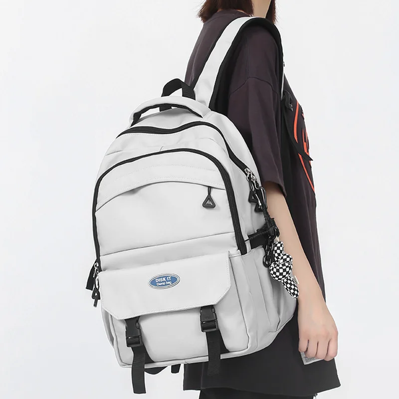 

Классная водонепроницаемая сумка для книг для мужчин и женщин, Дамский рюкзак для ноутбука и колледжа, модные удобные школьные ранцы для ма...