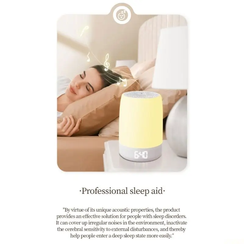 Фото B03F Переносные перезаряжаемые часы Whir Lecturer Bedlight с управлением приложениями для путешествий и домашнего использования №3