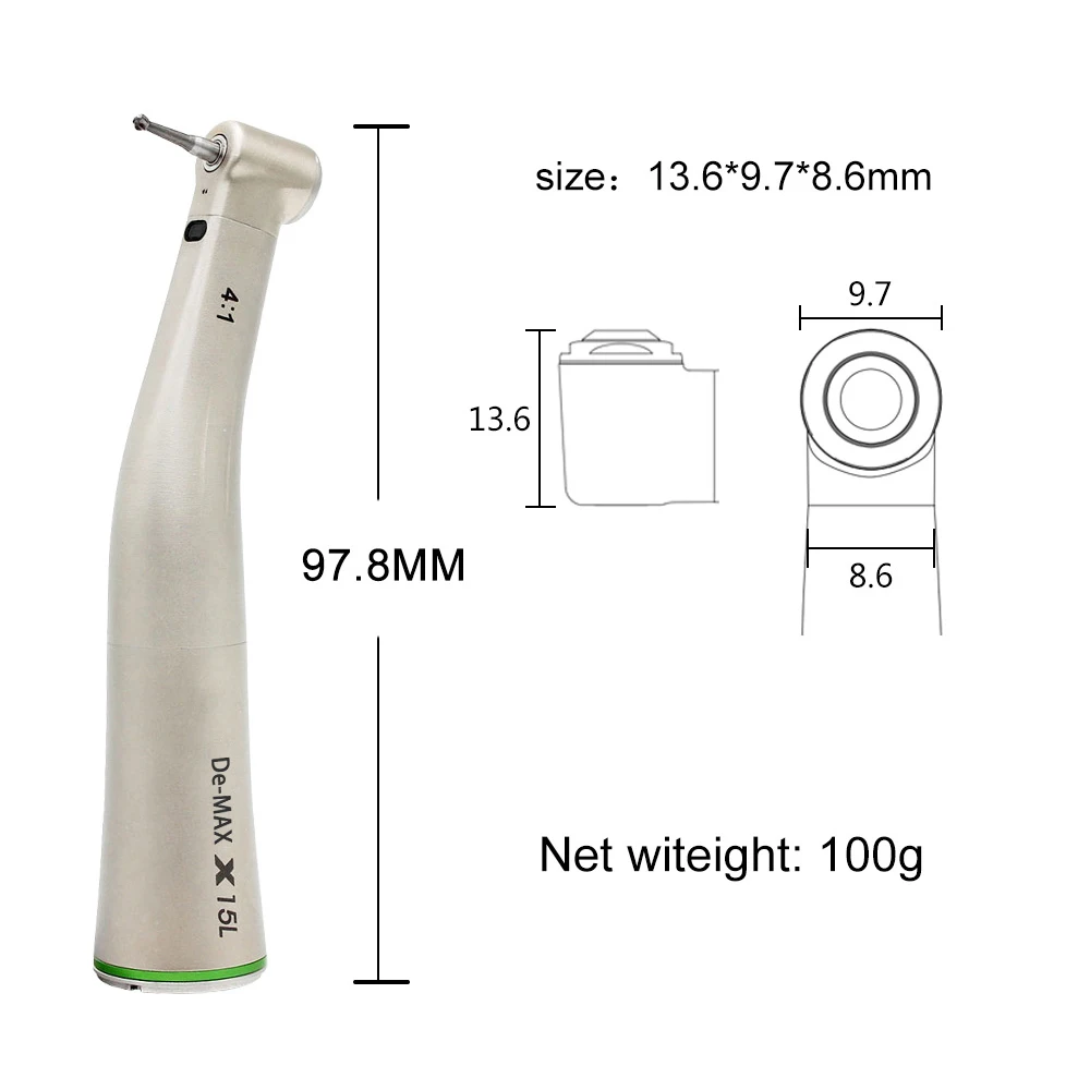 DEASIN Den tal De-Max X15L Волоконно-оптический светодиод 4:1 Увеличивающий угловой