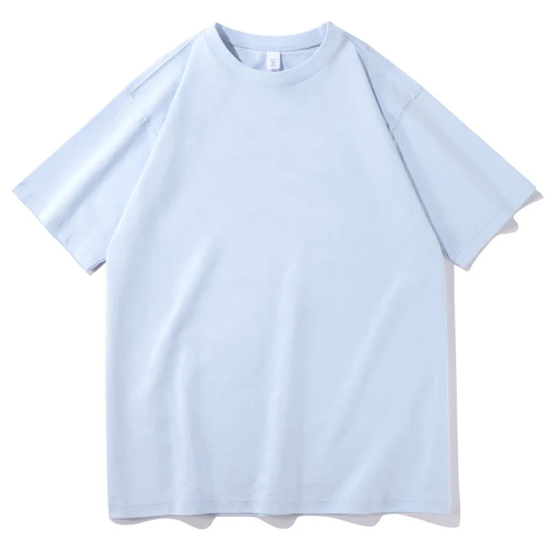 

2022 Women's T-Shirt Crew Neck Loose Top 100% Cotton T-Shirt gray