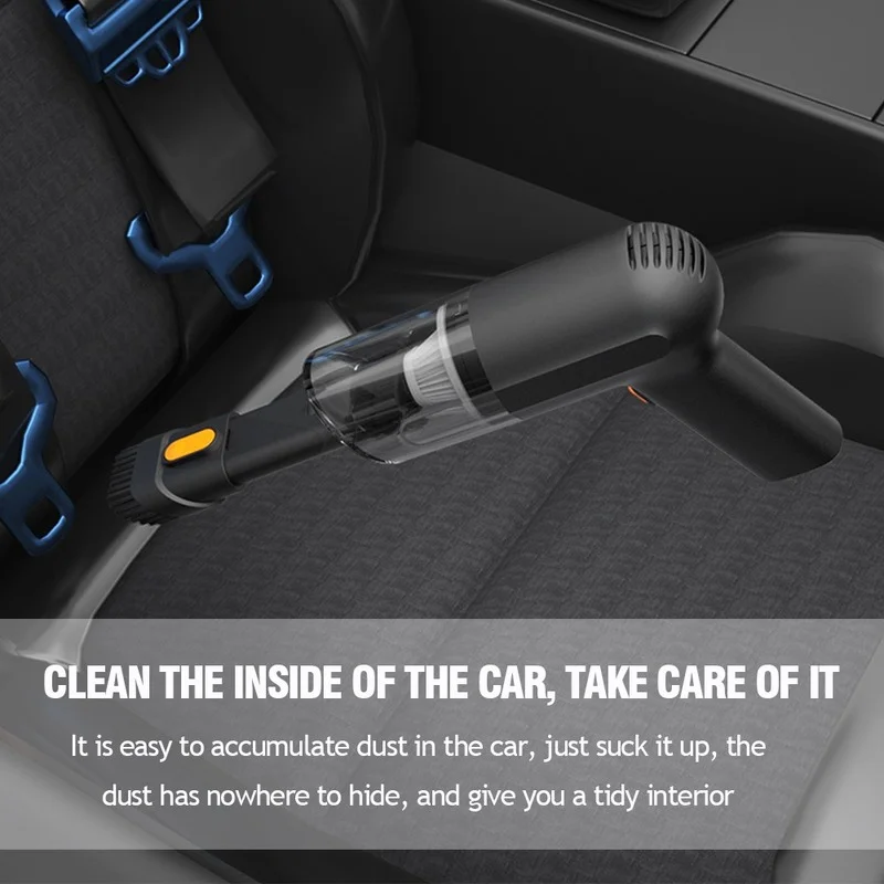 

3000Pa Car Vacuum Cleaner Wet Dry Dual Purpose 65W Low Noise Handheld Mini Vacuum Cleaner Universal Car Home Desktop Cleaning