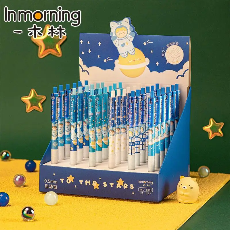 

Cartoon Sleepwalking Planet Mechanical Pencil Student Stationery Children School Supplies Boy Creative Automatic Pencil