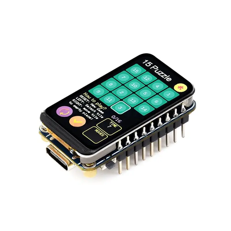 Фото DT21 RP2350 1.47-дюймовая плата разработки с ЖК-дисплеем Cortex-M33, RGB-светодиоды, 172x320, 16 МБ флеш-памяти, Type-C №2