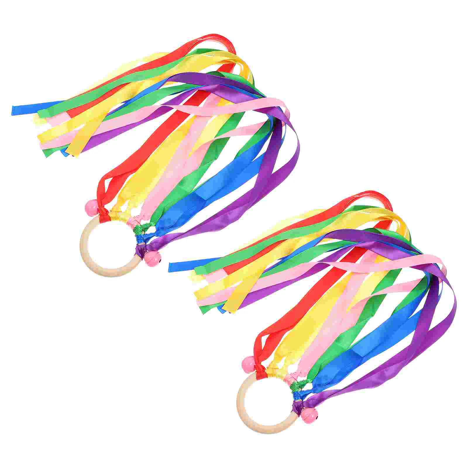 

Dance Streamers Ribbon Rainbow Kite Hand Dancingdiyrod Ringstreamer Montessori Educational Ribbons