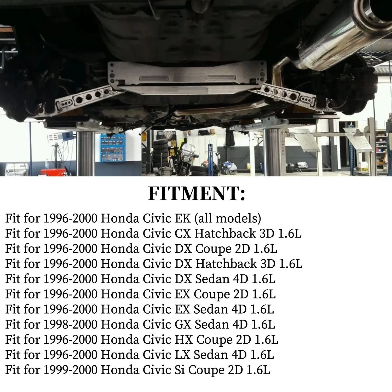 Фото Задние нижние рычаги + распорка подрамника рулевой тяги для Honda Civic EK 96-00, опора рулевой тяги, хорошо продается №2