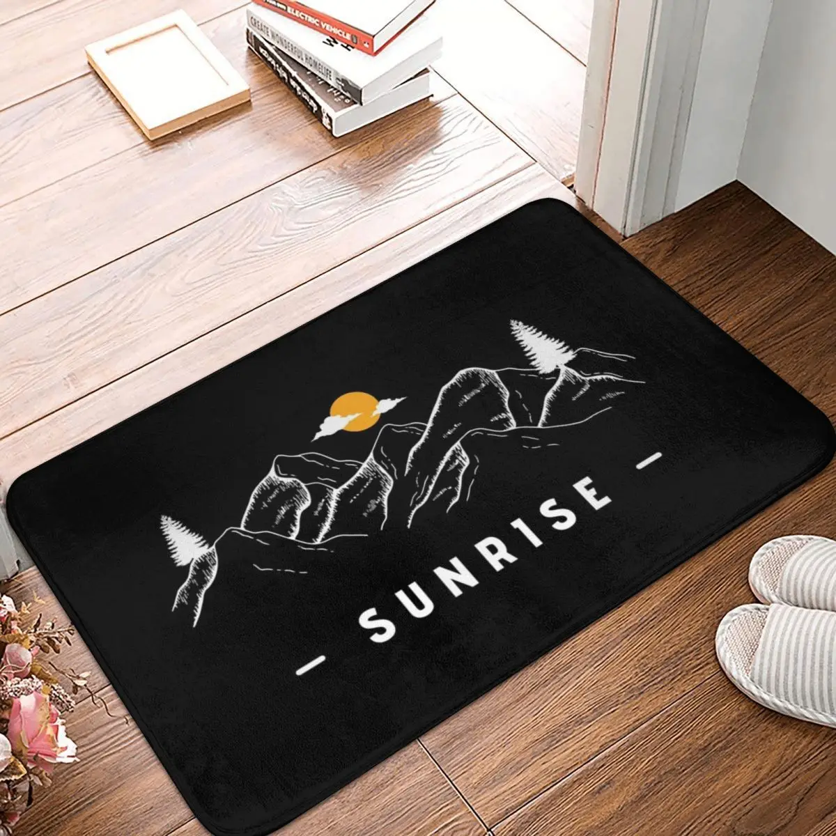 

Sunrise Bath Door Mat Rug Carpet Decor Entrance Living Room Home Kitchen Bedroom Durable Balcony Bathmat Doormat Nordic Cute
