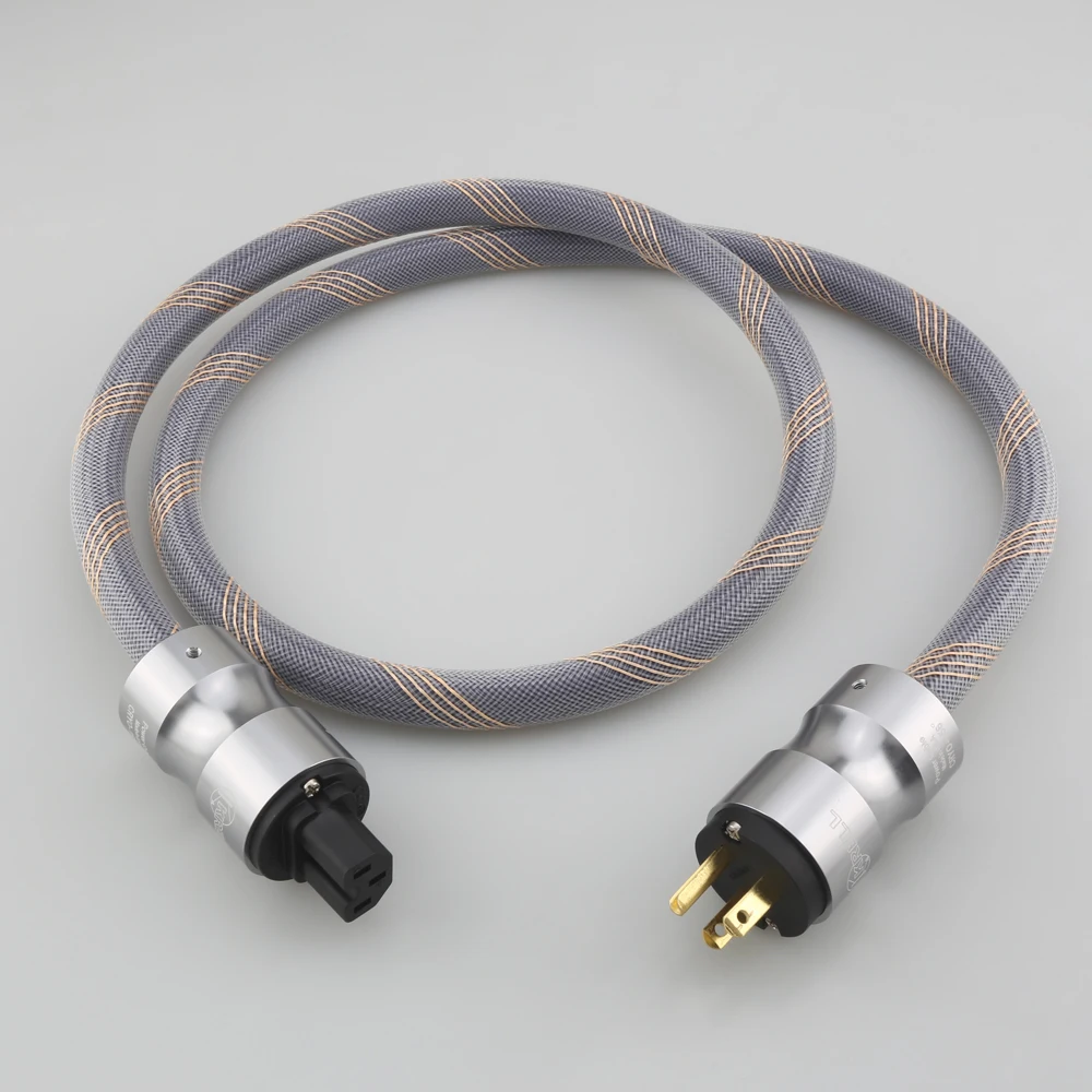 High Quality Krell Audiophile OFC Hi-Fi Audio Power Cable US EU Schuko AC Main Supply Cord