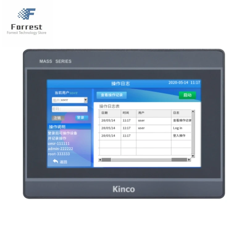 7-дюймовый сенсорный экран Kinco Automation HMI M070 разрешение 1024*480 пикселей